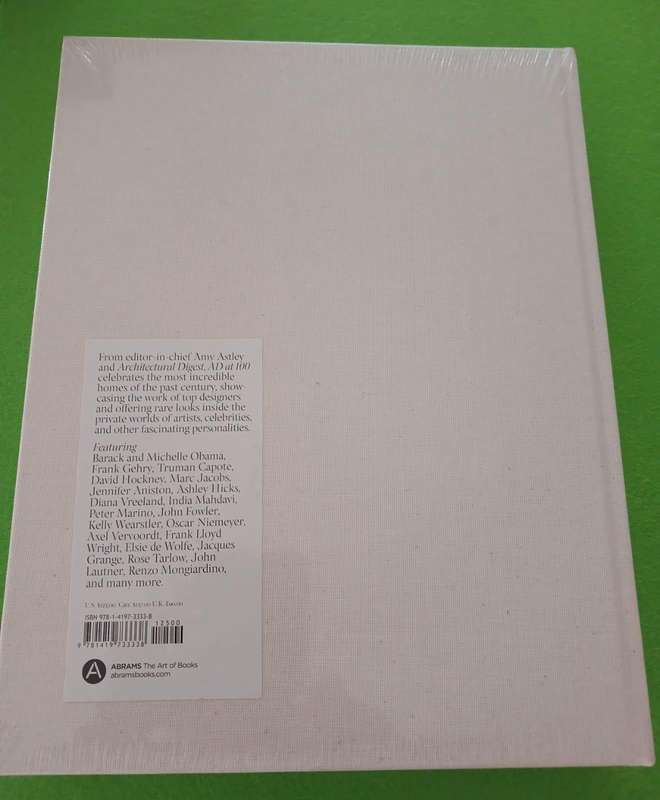 Architectural Digest AD at 100 A CENTURY OF STYLE( sealed hard cover)