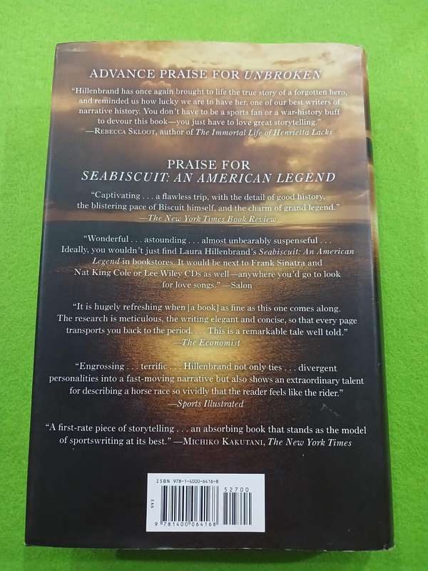 UNBROKEN BY LAURA HILLENBRAND( A WORLD WAR 2 STORY)