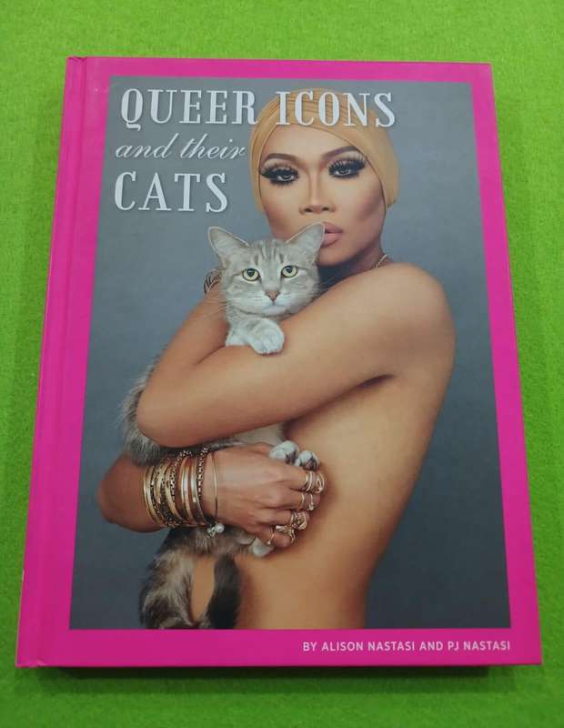 QUEER ICONS AND THEIR CATS(NEW UNSEALED HARDCOVER)