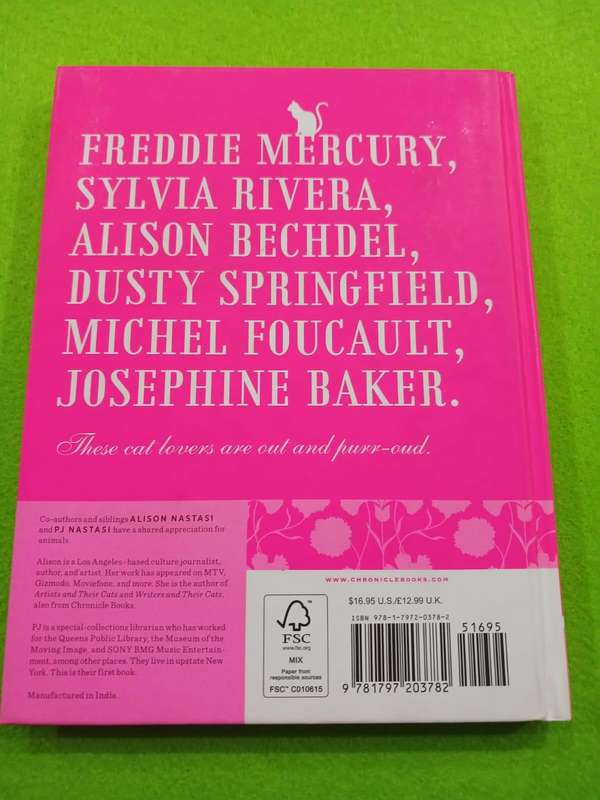 QUEER ICONS AND THEIR CATS(NEW UNSEALED HARDCOVER)