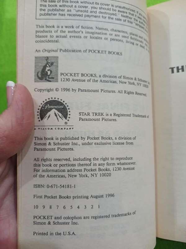 STARTREK (23 BOOKS LISTED IN DESCRIPTION) 1ST EDITIONS - GOOD CONDITION