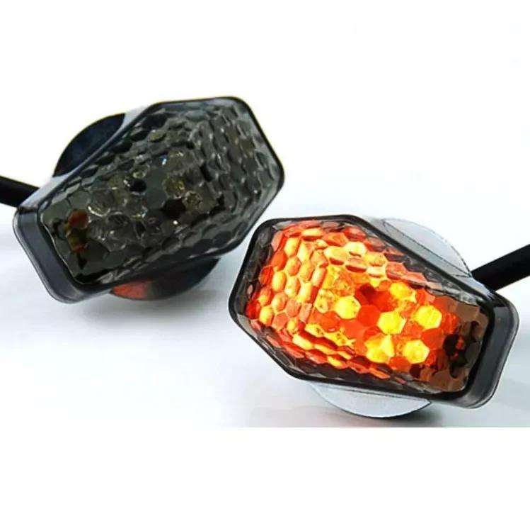 Motorcycle Flush Mount Smoked LED Micro Indicators