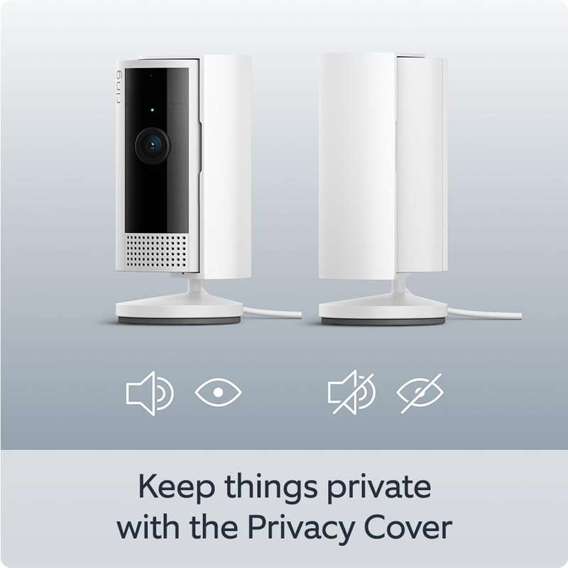 RING INDOOR CAMERA 2nd Gen - Wifi CCTV Camera - Watch Live / Listen + Talk / Record Videos + Alarm