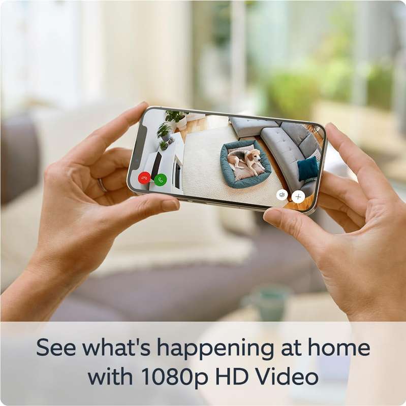 RING INDOOR CAMERA 2nd Gen - Wifi CCTV Camera - Watch Live / Listen + Talk / Record Videos + Alarm