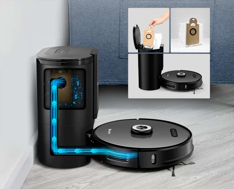 ProScenic M8 Pro Robot Vacuum Cleaner + Mop - Self Emptying