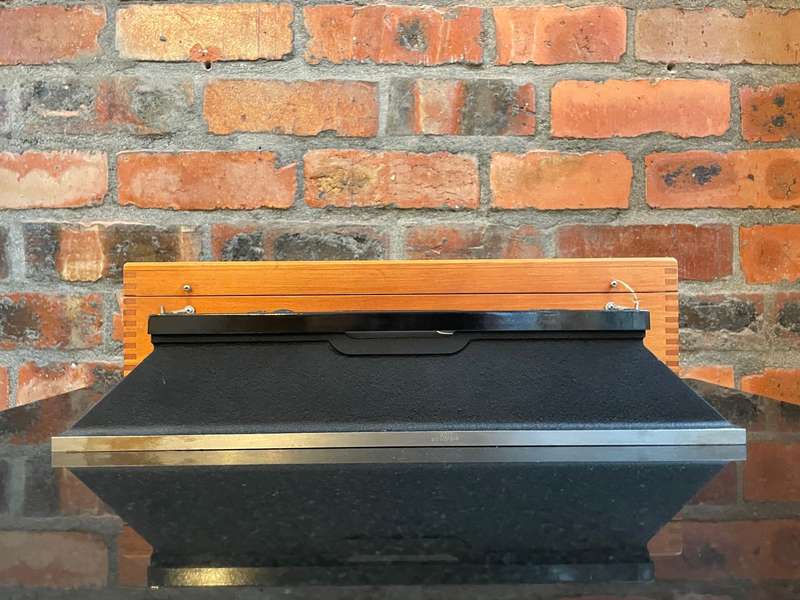 EXTREMELY RARE VINTAGE STARRETT No. 199 ENGINEERS MASTER LEVEL WITH ORIGINAL DOVETAIL WOODEN BOX