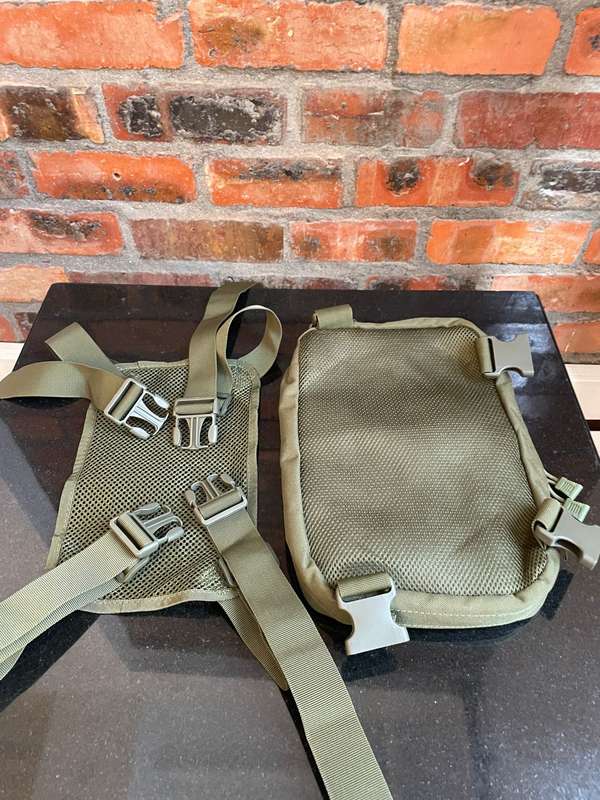 Large Outdoor Multifunctional Men's Tactical Chest Bag - Olive Green - Motorcycle / Hiking