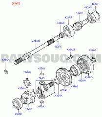HYUNDAI SONATA,MARCIA,5TH SPEED GEAR SPROCKET 4324037213