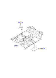 HYUNDAI ATOS COMPLETE FLOOR CARPET 842600588SX