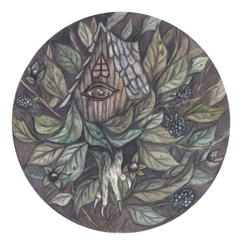 "The Yaga Hut" Art print