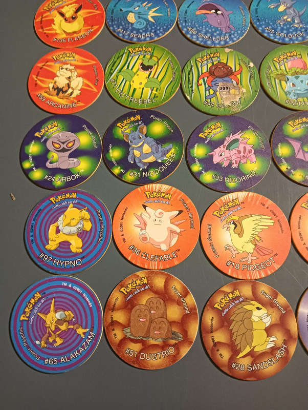 Pokemon 3 Tazos