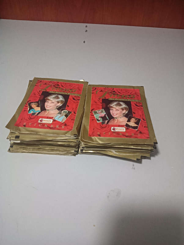 Princess Diana Merlin Sticker Packs Princess of Wales
