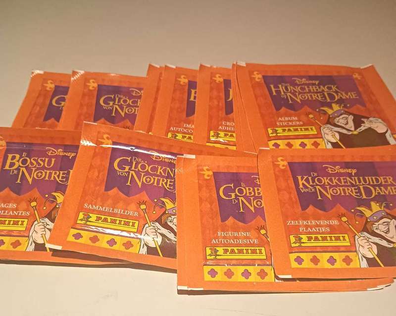 HuntchBack of Notre Dame Sealed Panini Sticker Packs