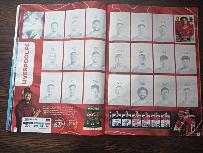 Panini English Premier League Soccer Qlbum