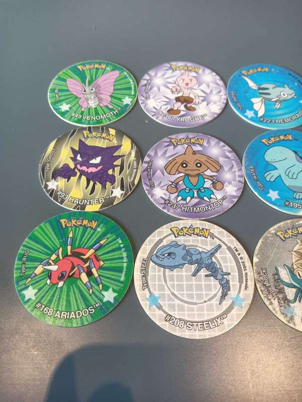 Pokémon Tazos Lot1 Last Ever Series x15