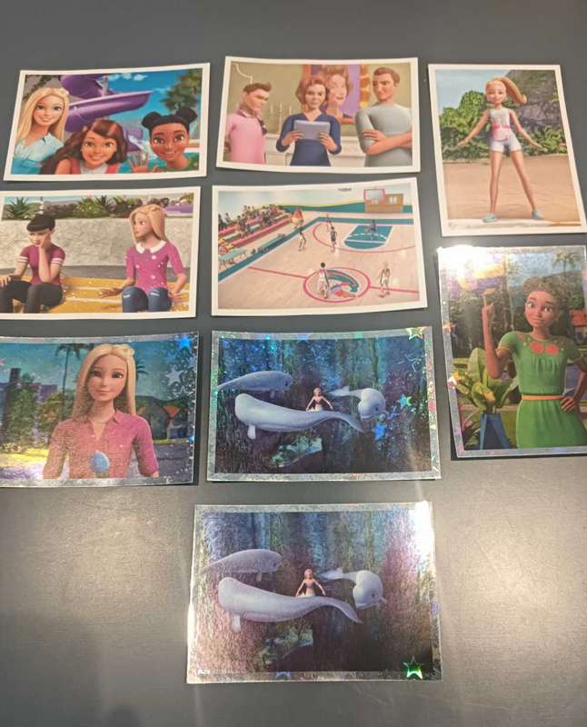 Barbie Adventure Dream house Panini Stickers x9