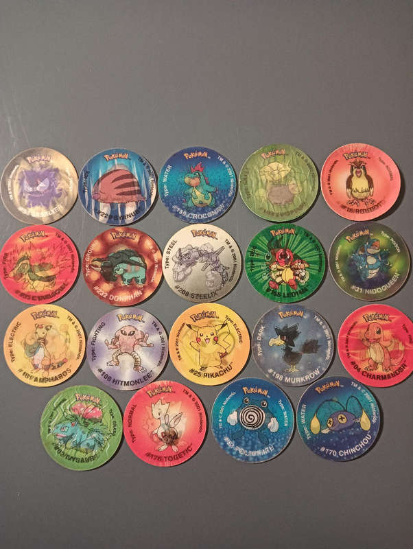Pokémon Tazos 3d from the world of johto
