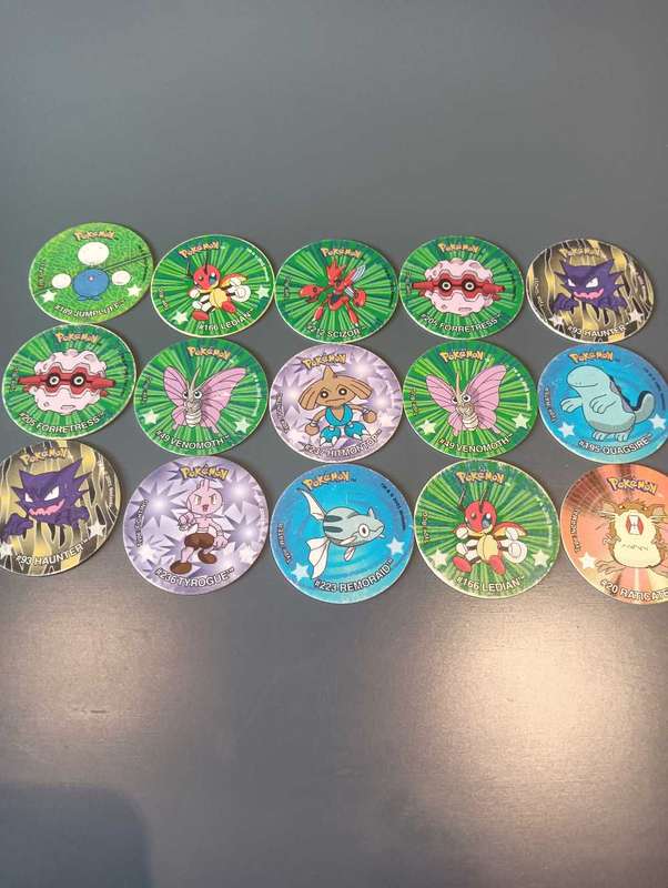 Pokémon Tazos Lot2 Last Ever Series x15