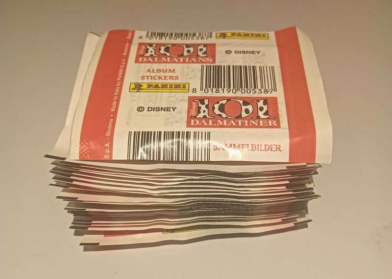 101 Dalmatians Panini Sticker Packets
