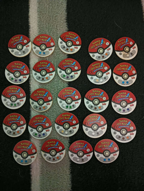 Pokemon Tazos 3D from the world of Jotho