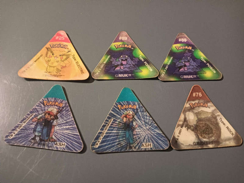 Pokémon Tazos Triangle 3d