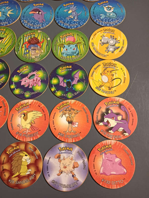 Pokemon 3 Tazos