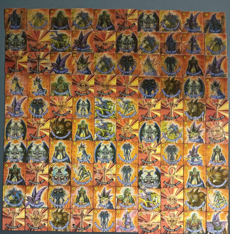 Yu-Gi-Oh Tazos x100 Lot 1
