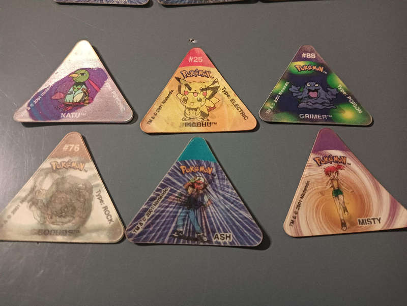 Pokémon Tazos Triangle 3d