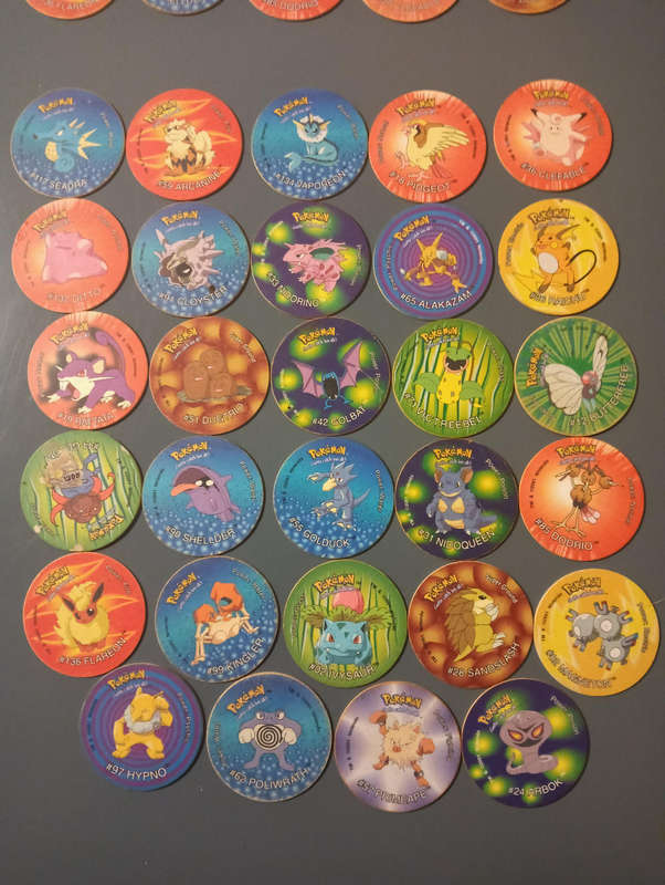 Pokémon Tazos 3 29/50 + 12 doubles