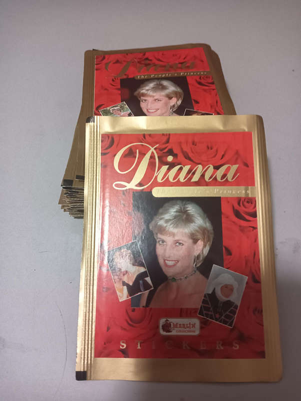 Princess Diana Merlin Sticker Packs Princess of Wales