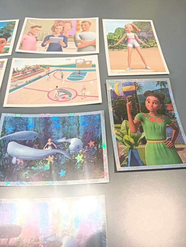 Barbie Adventure Dream house Panini Stickers x9