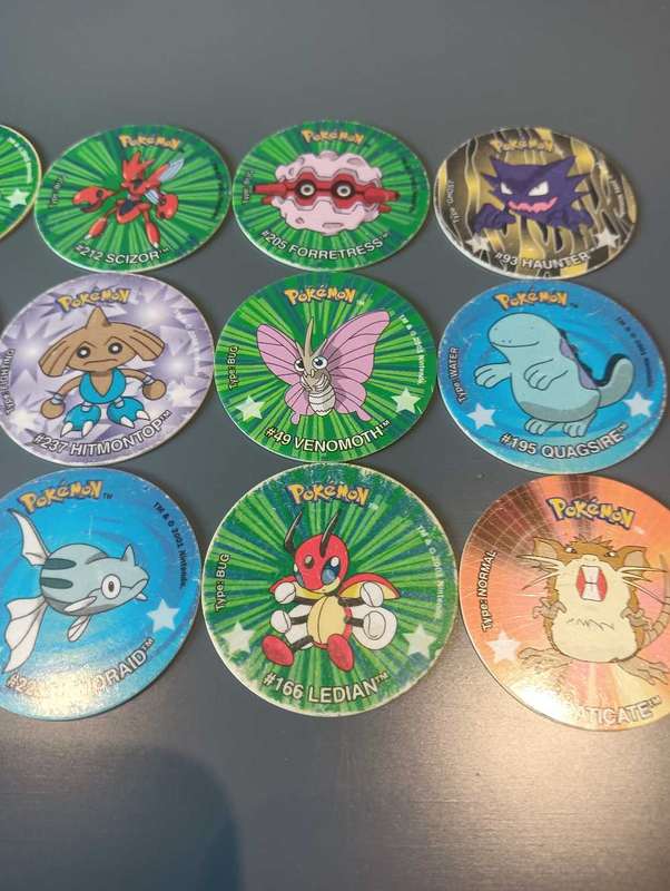 Pokémon Tazos Lot2 Last Ever Series x15
