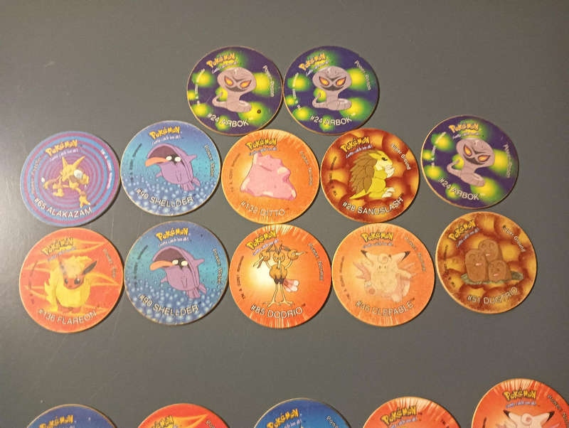 Pokémon Tazos 3 29/50 + 12 doubles