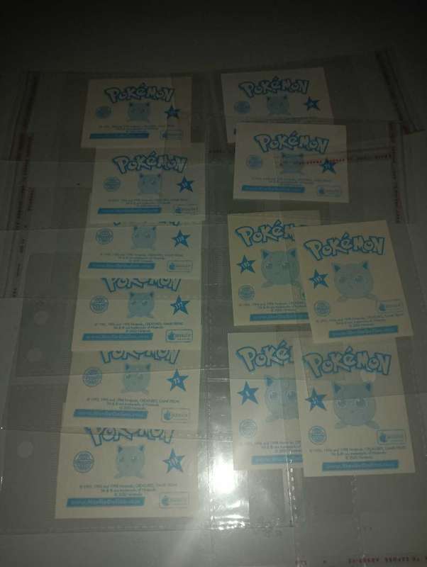 Pokemon Series 1 Collectable Stickers Topps