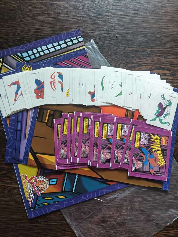 Panini SpiderMan Collectable Sticker Lot