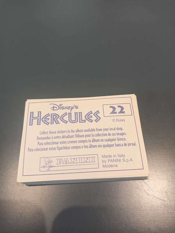 Hercules Panini Stickers x45