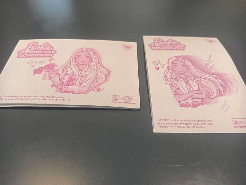 Barbie Adventure Dream house Panini Stickers x9