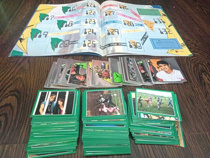 Merlin Power Rangers Collectable Sticker Album Lot