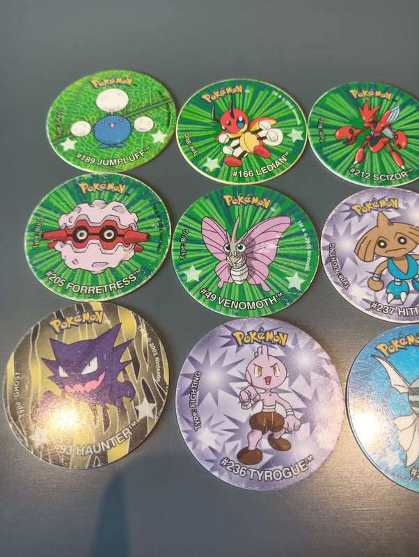 Pokémon Tazos Lot2 Last Ever Series x15