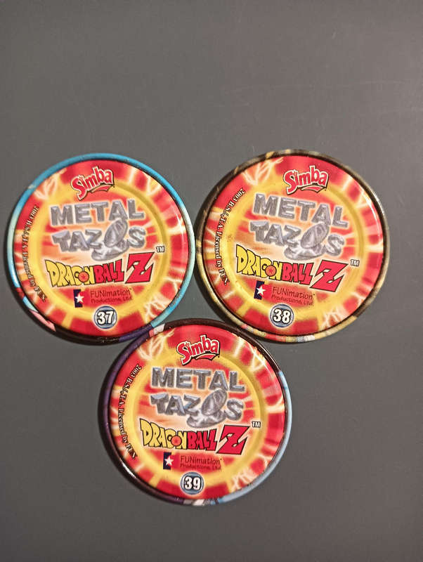 Dragon Ball Z Normal DBZ Tazos Lot 3