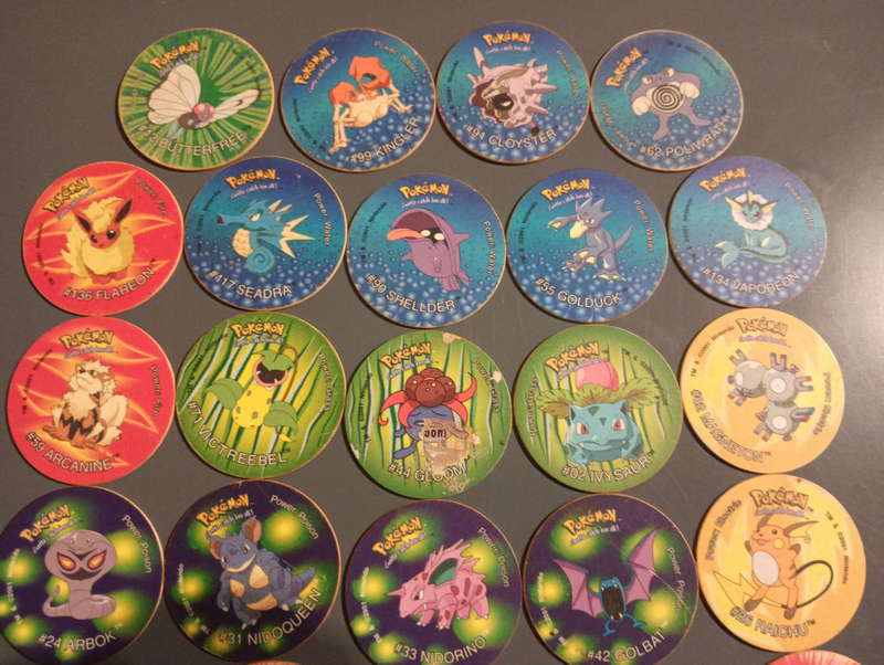 Pokemon 3 Tazos