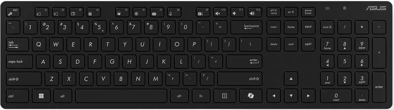 ASUS W5000 Wireless Keyboard and Mouse Set Black