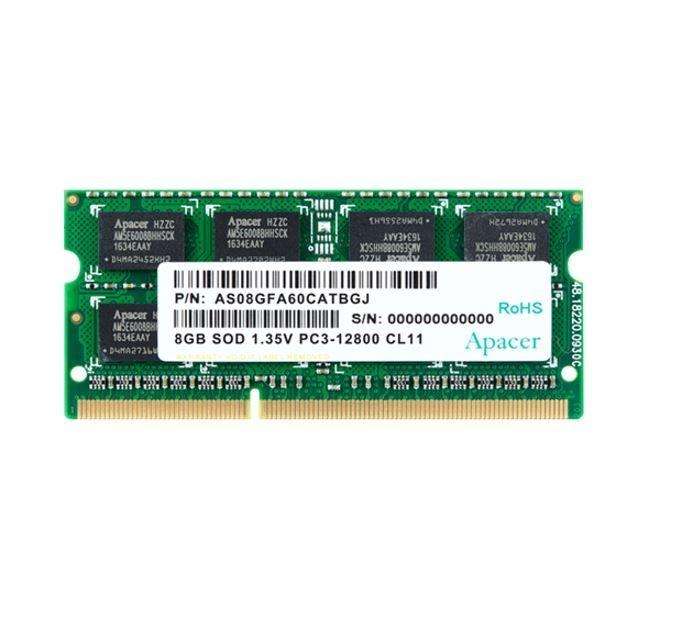 Apacer DDR3 1600 MHz SO-DIMM Memory-8GB