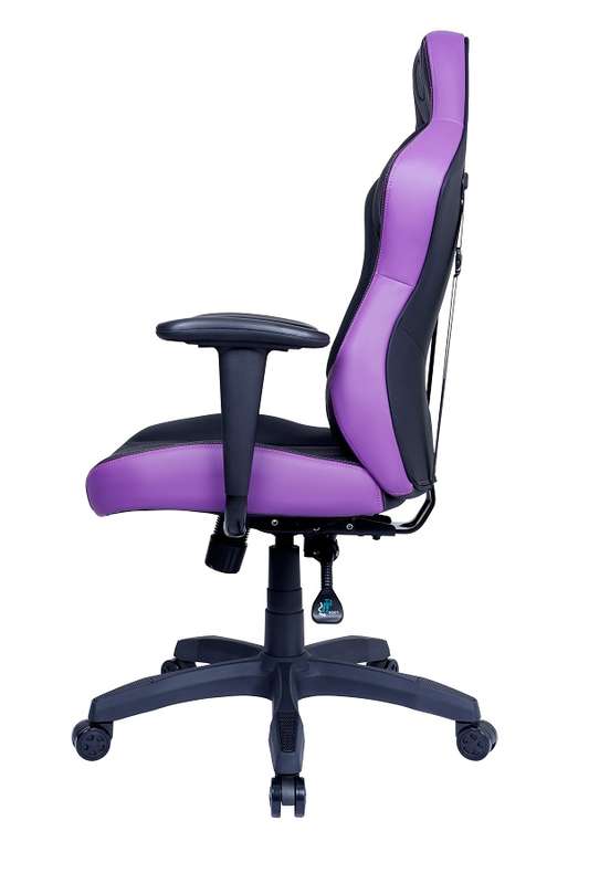 Cooler Master Caliber E1 Gaming Chair - Purple and Black