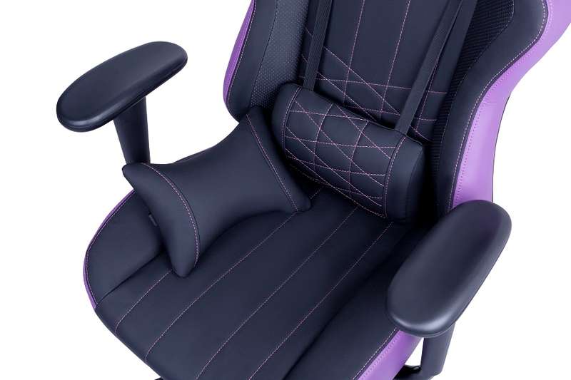 Cooler Master Caliber E1 Gaming Chair - Purple and Black