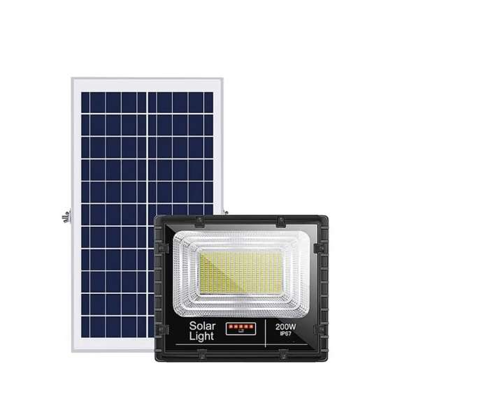 200W Solar Flood Light and Solar Panel