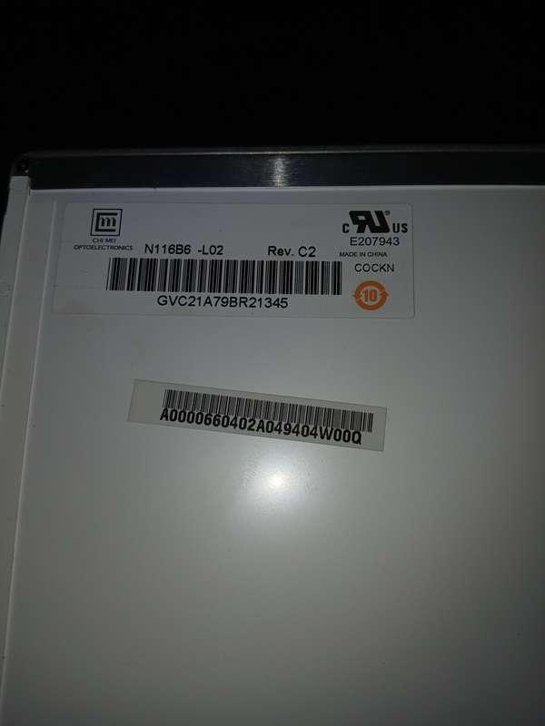ChiMei N116B6-L02 Non Touch Laptop LCD Screen 11.6" WXGA HD LED