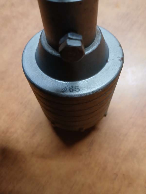 65mm SDS Plus Shank Hole Saw Cutter Concrete Cement Stone Wall Drill Bit