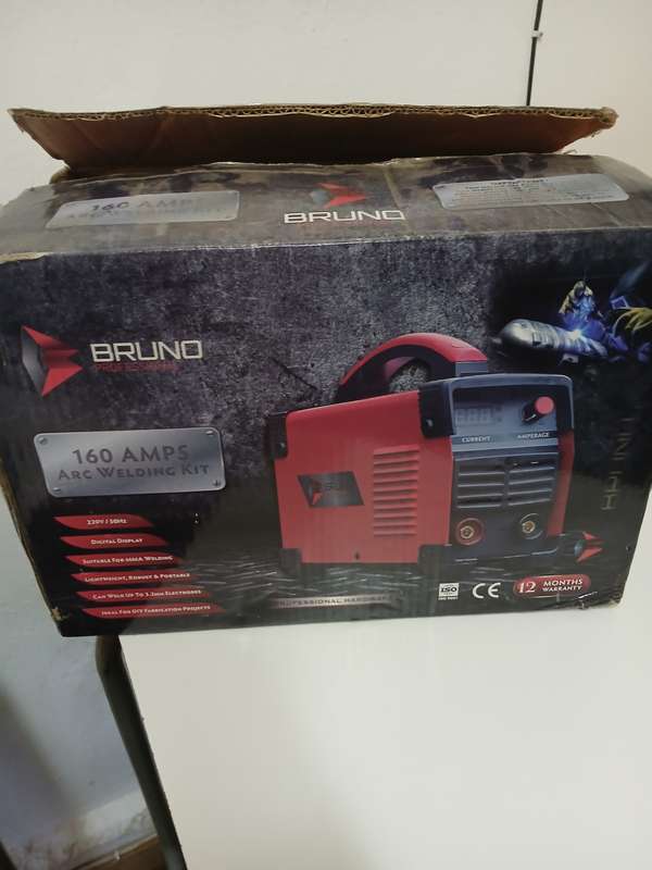 BRUNO PROFESSIONAL  160 AMPS ARC WELDING KIT