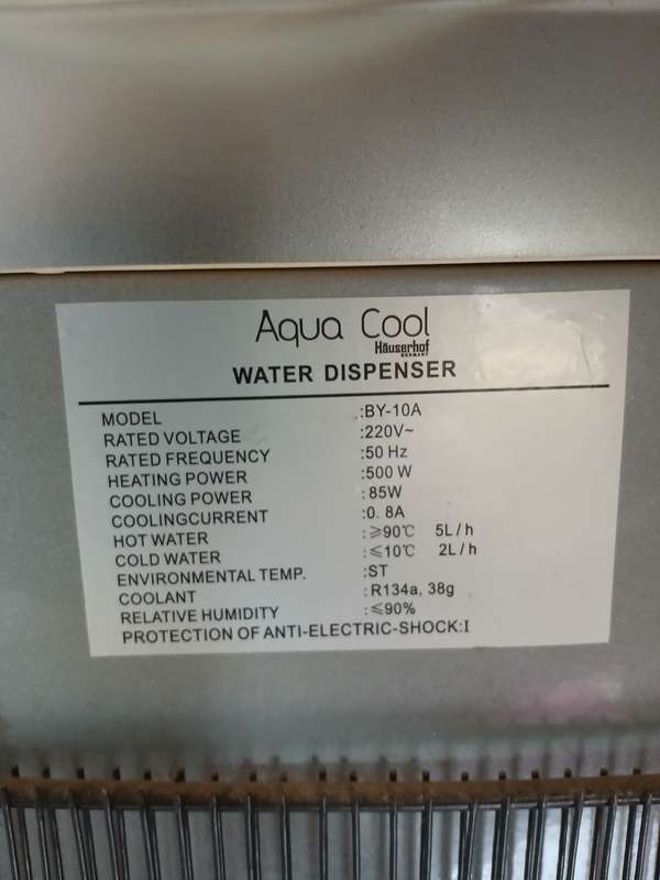Aqua Cool  Häuserhof  WATER DISPENSER  MODEL  BY-10A